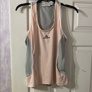Stella McCartney Adidas Women's Pink and Gray Tank Top